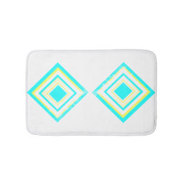 Abstrakt Art Turcos Grönt Blue White Badrumsmatta