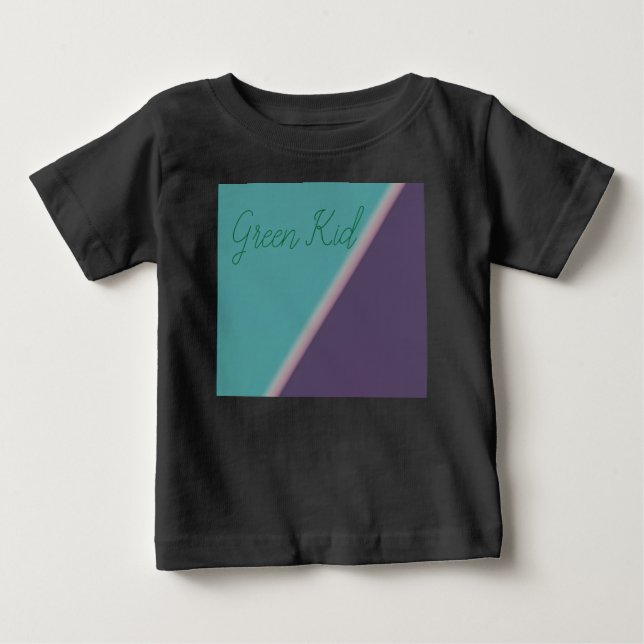 Abstrakt Art Turcos Lila T Shirt (Framsida)
