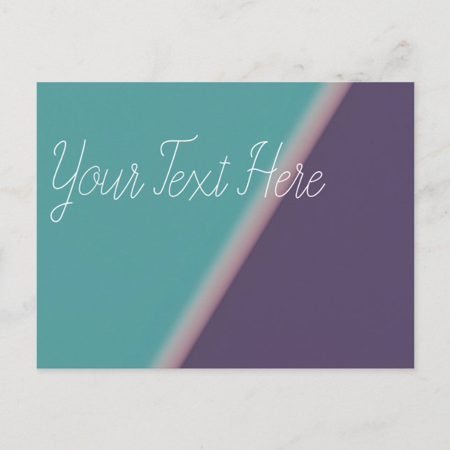 Abstrakt Art Turcos Lila Vykort (Framsida)