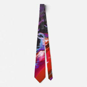 Abstrakt Art Unique Manar Necktie Slips