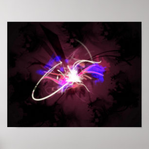 Abstrakt Art Universe, Explosive, Big Bang Poster