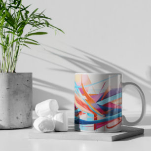 Abstrakt Art version 14 Mugg
