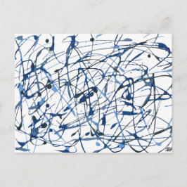 Abstrakt Art-vykort Vykort