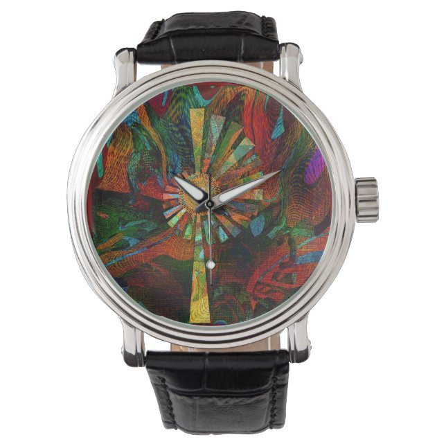 Abstrakt Art Watch Armbandsur (Framsida)
