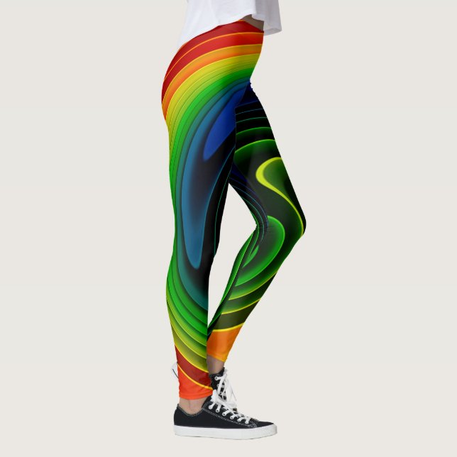 Abstrakt Artikel 111 Lagstiftning Leggings (Höger)
