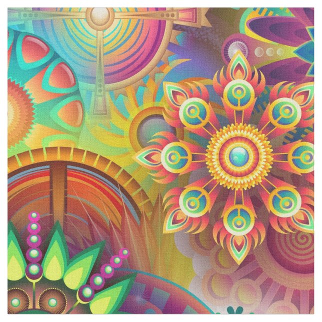 Abstrakt Artikel 163 Tyg (Närbild)