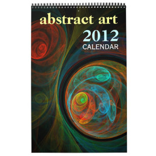 Abstrakt Artikel 2012 i konstkalendern (standard) Kalender