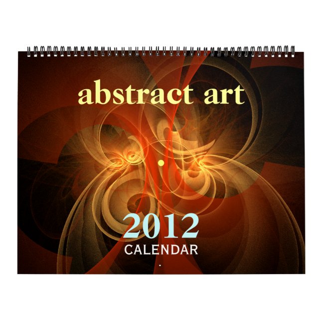 Abstrakt Artikel 2012 i konstkalendern (stor) Kalender (Omslag)