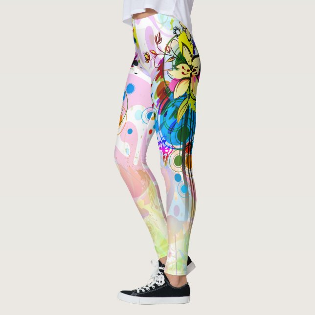 Abstrakt Artikel 26 Leggings (Vänster)