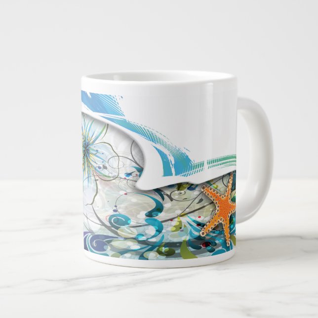 Abstrakt Artikel 30 Jumbo Mugg (Framsida höger)