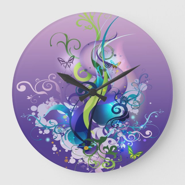 Abstrakt Artikel 35-klick Stor Klocka (Framsida)