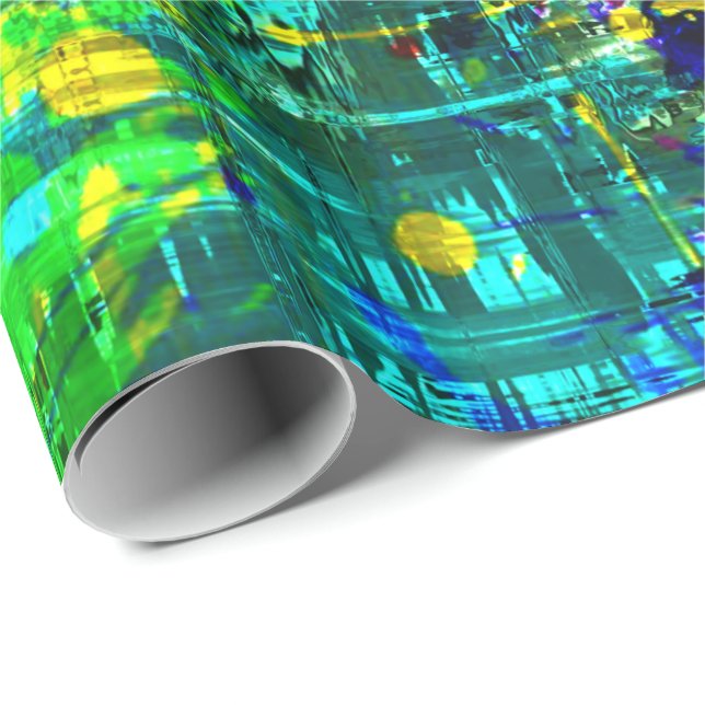 Abstrakt Artikel 56 Papper om inkapsling Presentpapper (Rullad Hörn)