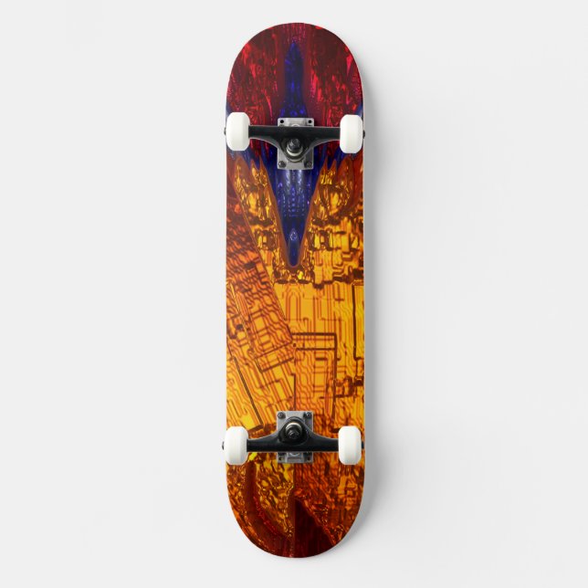 Abstrakt Artikel 66 Skateboard (Framsida)