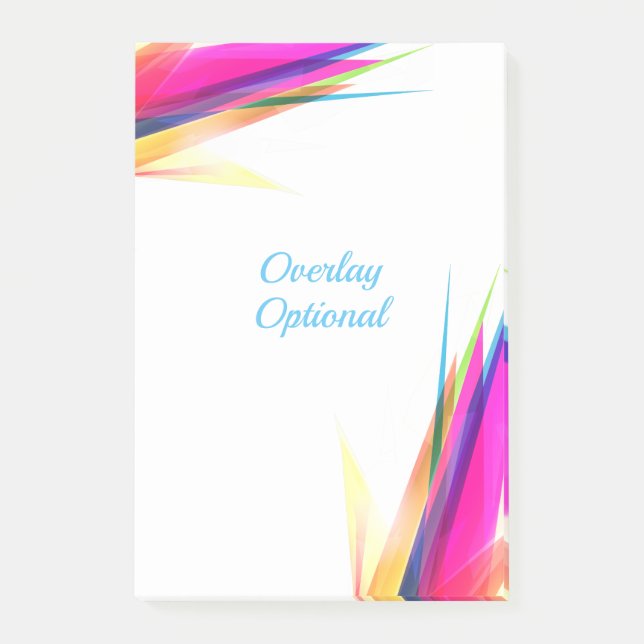 Abstrakt Artikel 7 Post-it Block (Framsida)