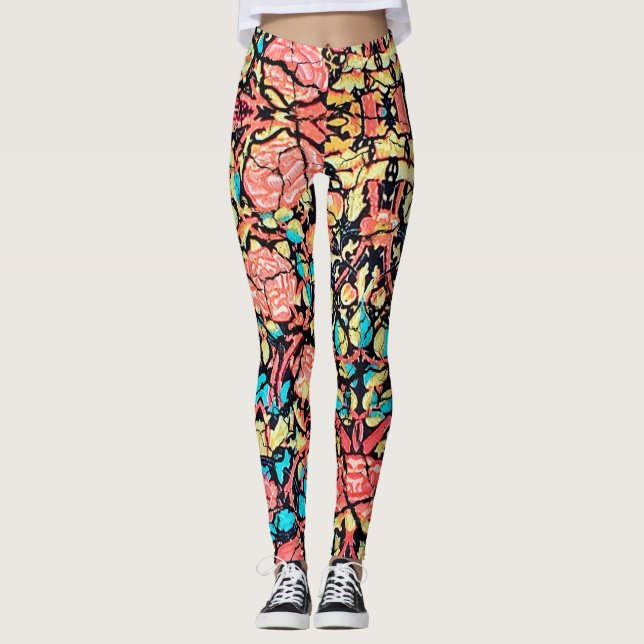 Abstrakt Artikel 802 Lagstiftning Leggings (Framsida)