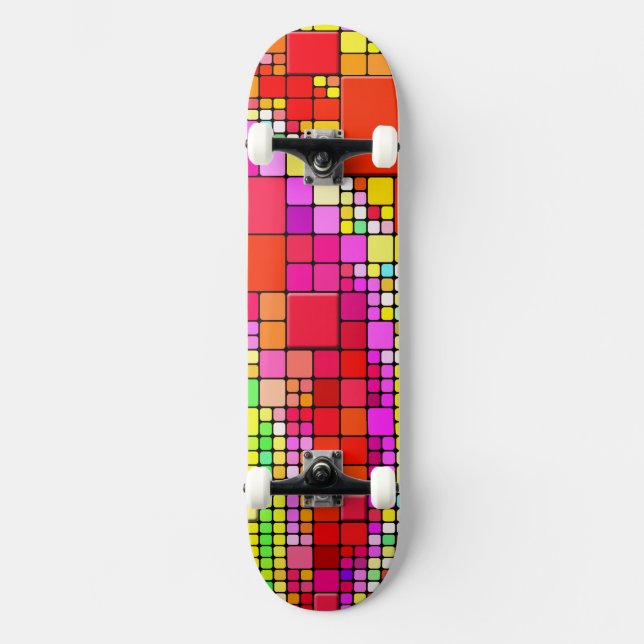 Abstrakt Artikel 93 Skateboard Bräda 21,5 Cm (Framsida)