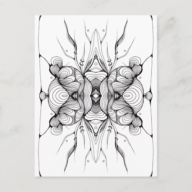 Abstrakt Artikel VIII Vykort (Framsida)