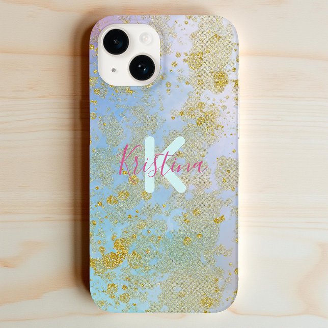 Abstrakt Artistic Modern Glam Chic Glittery Pastel (Skapare uppladdad)