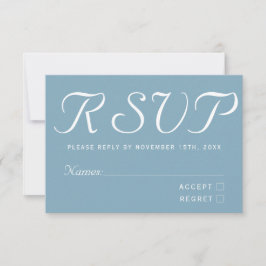 Abstrakt Artistic Retro Blue-Chic OSA Kort