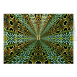 Abstrakt ARTs - Kaleidoscope mönster 05 Hälsningskort