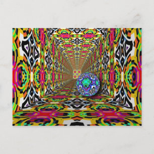 Abstrakt ARTs - Kaleidoscope mönster 10 Vykort