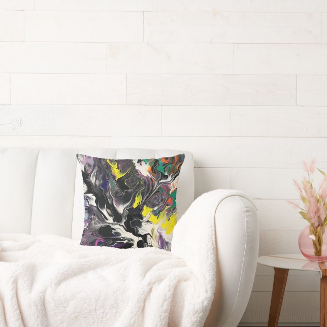 Abstrakt Artsy Unik Påstående Dekorativ kudde (Soffa)