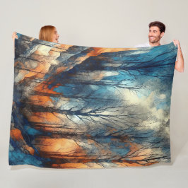 Abstrakt Artwork 10 - Fleecefilt