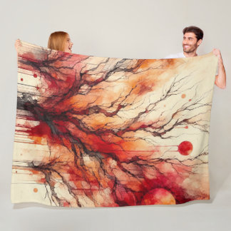 Abstrakt Artwork 13 - Fleecefilt