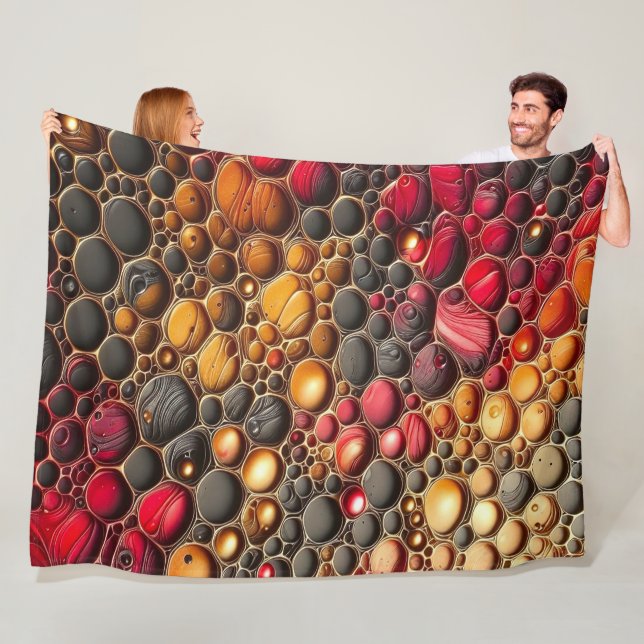 Abstrakt Artwork 17 - Fleecefilt (På plats)