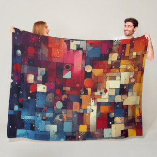 Abstrakt Artwork 6 - Fleecefilt