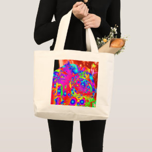 Abstrakt Astronaut Large Tote Bag Jumbo Tygkasse