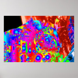 Abstrakt Astronaut Poster