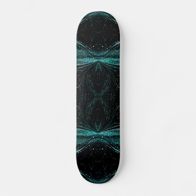 Abstrakt Astronomiskt spindelskatebockdäck Old School Skateboard Bräda 21,6 Cm (Framsida)