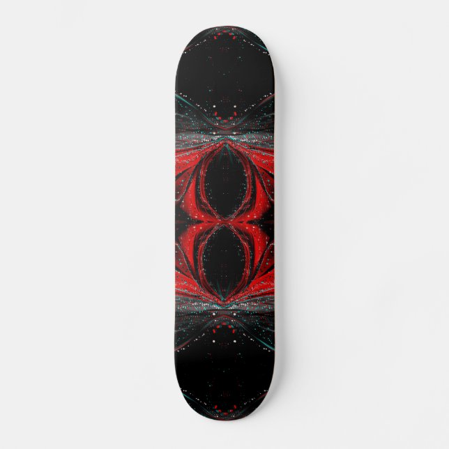 Abstrakt Astronomiskt spindelskatebockdäck Skateboard Bräda 21,5 Cm (Framsida)