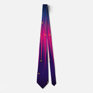 Abstrakt Aurora Borealis färgstark Slips