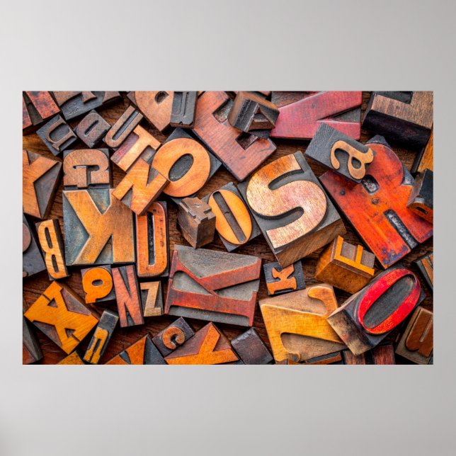 abstrakt av alfabet - bakgrund av slumpmässiga bok poster (Framsidan)