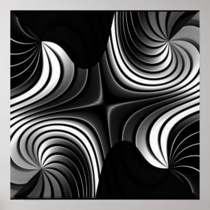 abstrakt av aluminium rand poster