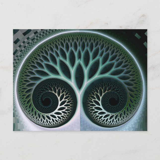 Abstrakt av andningsvackra natur Art Vykort (Framsida)