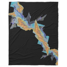 Abstrakt av blåfärgad Orange