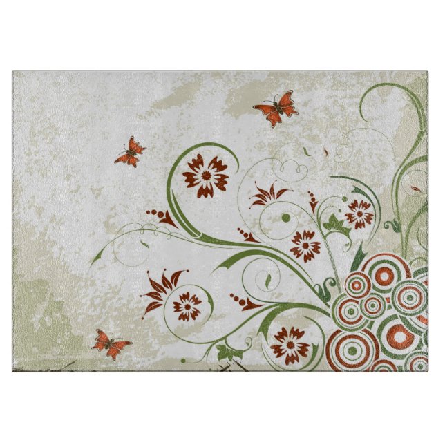 Abstrakt av blommor och blommor (Framsidan)