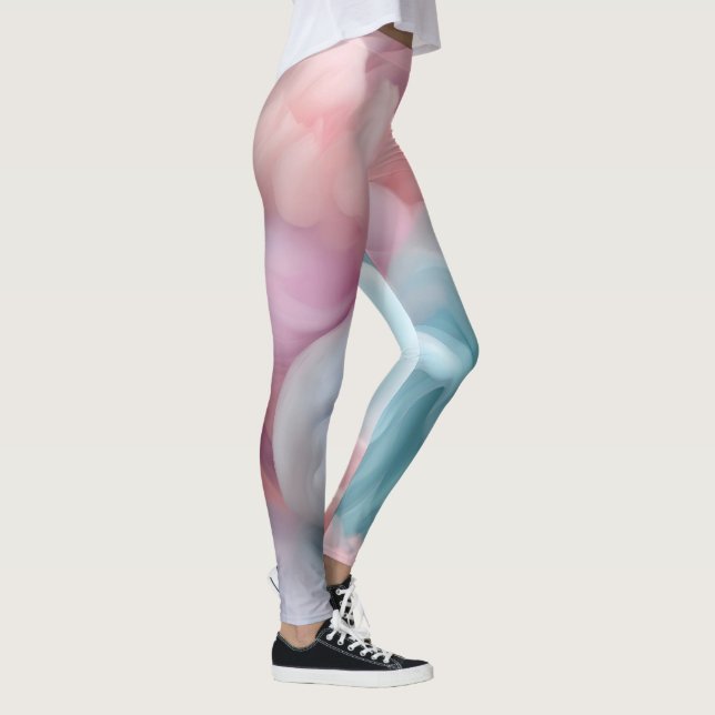 Abstrakt av bomull Candy Leggings (Höger)