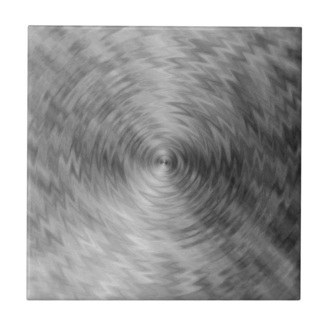 Abstrakt av borstad Metall Silvery Steel Metallic Kakelplatta (Framsidan)