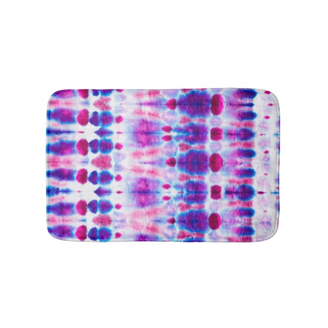 Abstrakt av Bright Red Gult Badrumsmatta (Framsidan)