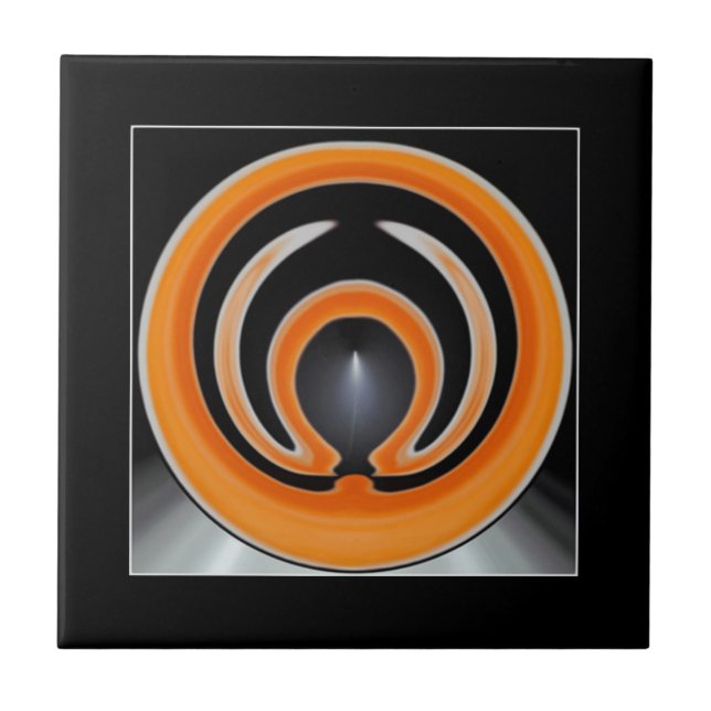 Abstrakt av contemporary kakelplatta (Framsidan)