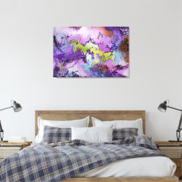 abstrakt av Contemporaryn "Dynamiska fragment" Canvastryck