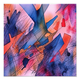 abstrakt av Contemporaryn "Utelämnad potential" Fototryck