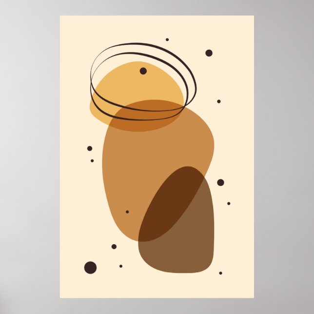 Abstrakt av ekologisk konst poster (Framsidan)