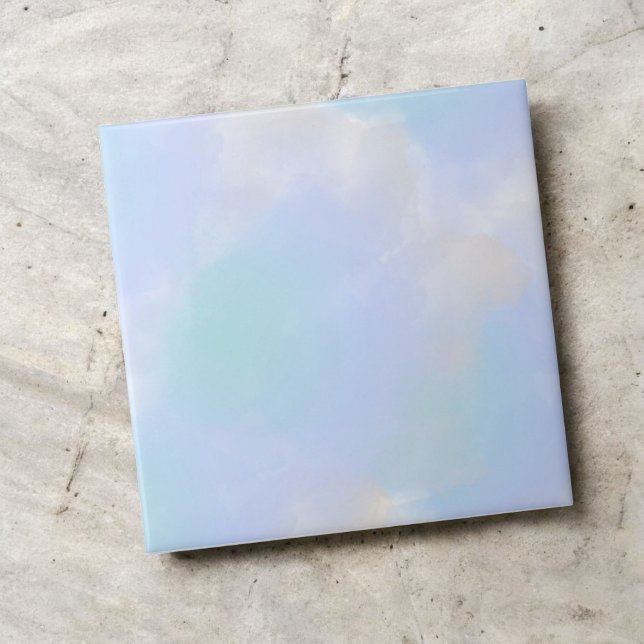 Abstrakt av elegant blå vattenfärg för modern  kakelplatta (Skapare uppladdad)