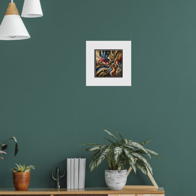 Abstrakt av elegant Poster design. (Vardagsrum 1)