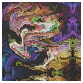 Abstrakt av färg Orquidia i mörkret Tyg